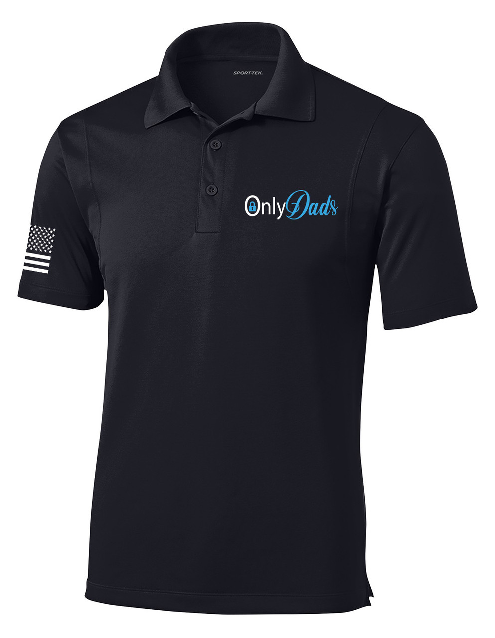Trenz Shirt Company OnlyDads Funny Embroidered Golf Polo
